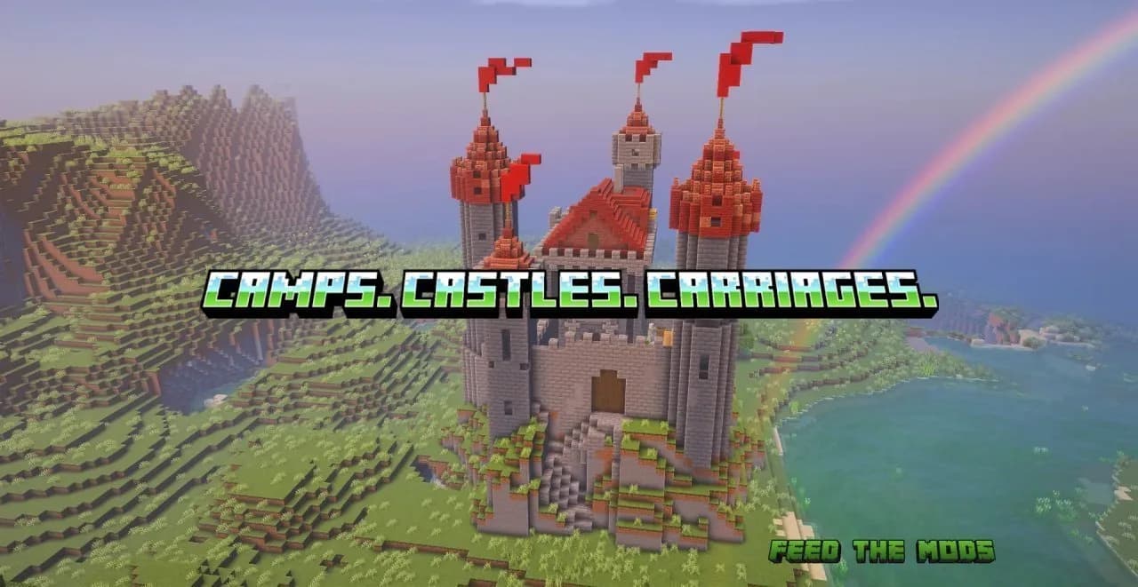 Camps. Castles. Carriages. Mod | Fairy-tale Style Structures