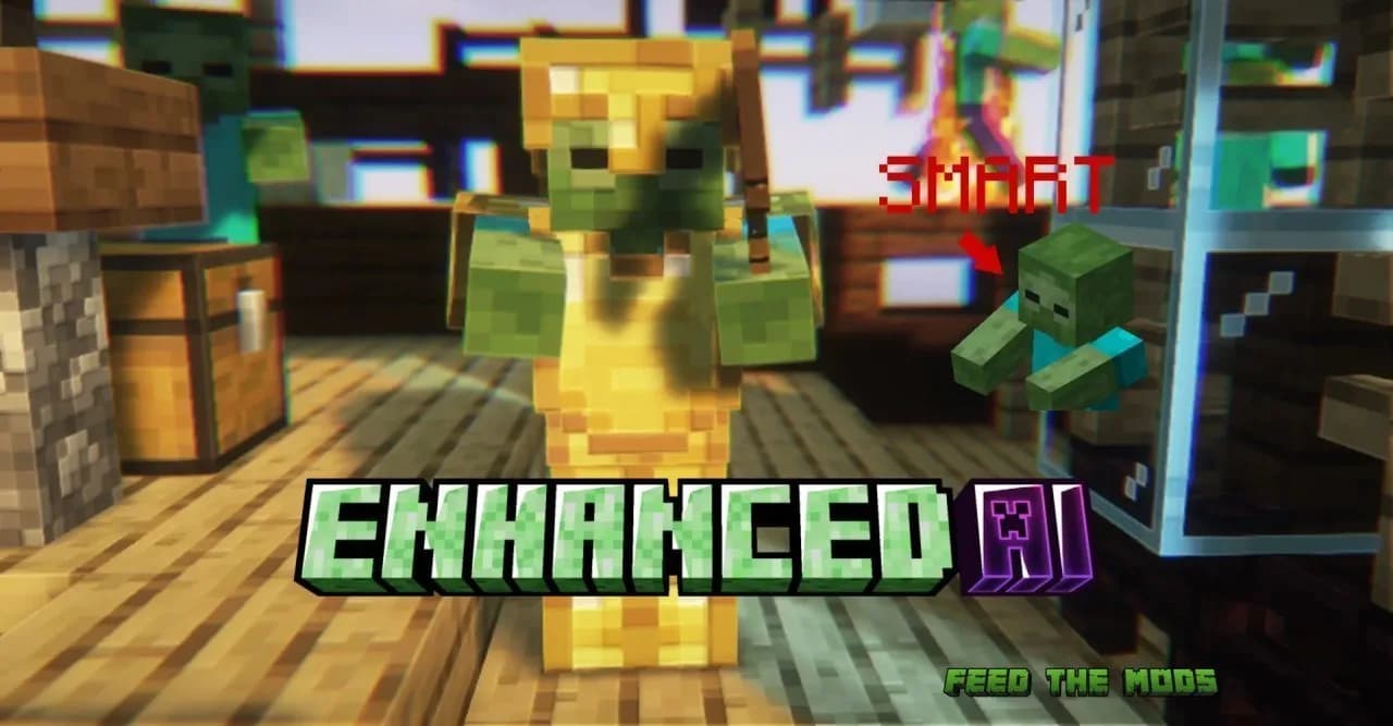 Enhanced AI Mod | Smarter and Stronger Mobs!