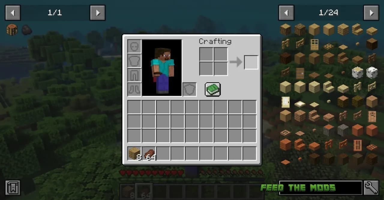 InvMove Mod | Craft in Minecraft While Moving