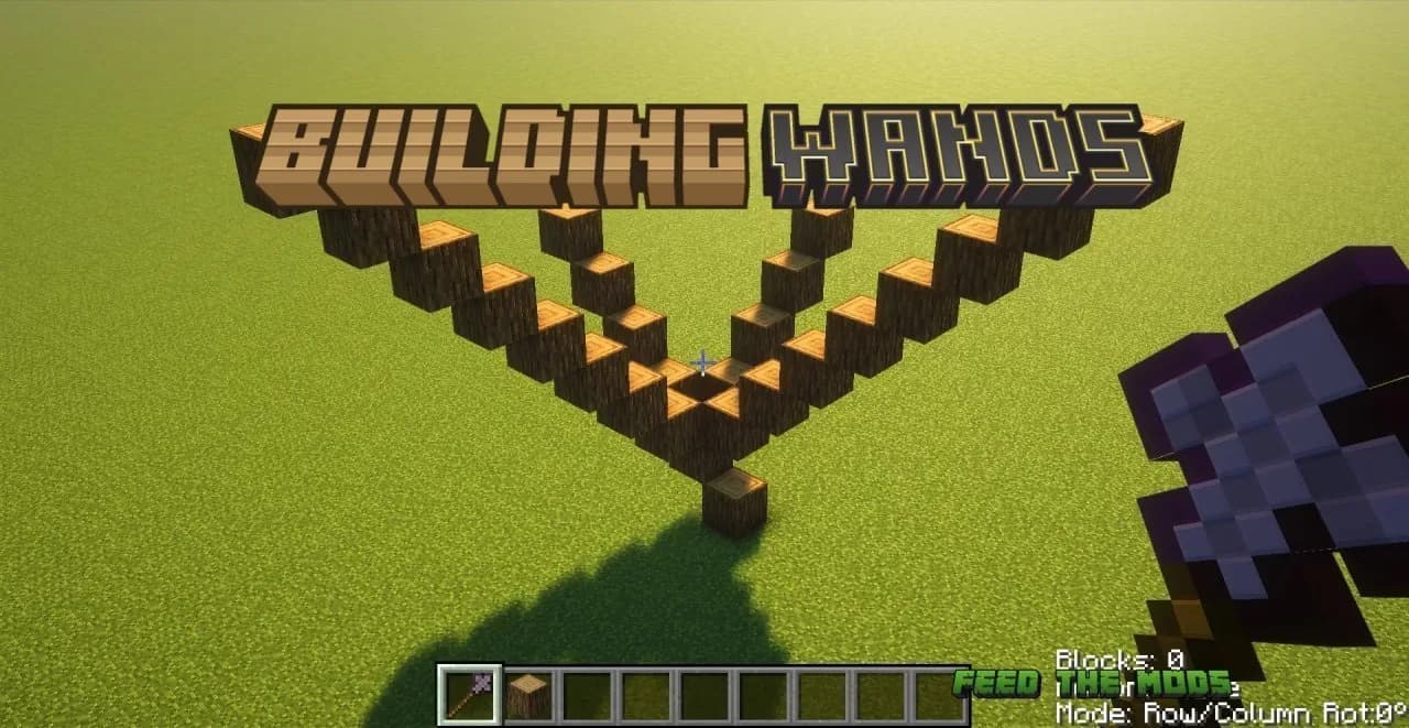 Building Wands Mod | Building Wands with Different Modes