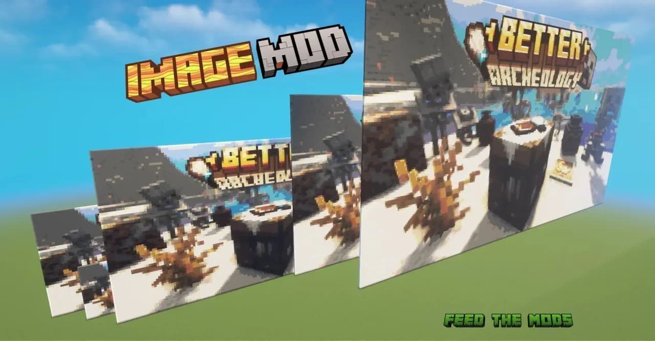Image Mod | Create Minecraft Pixel Art From Images!