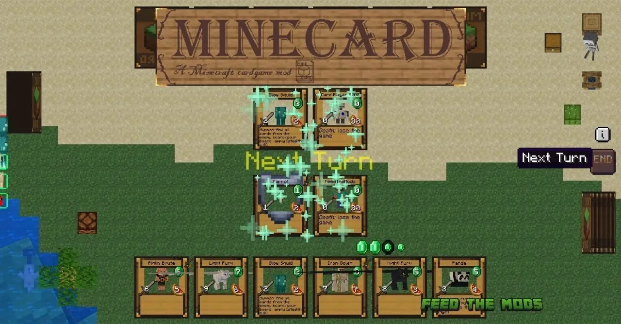 Minecard Mod | Trading Card Game In Minecraft