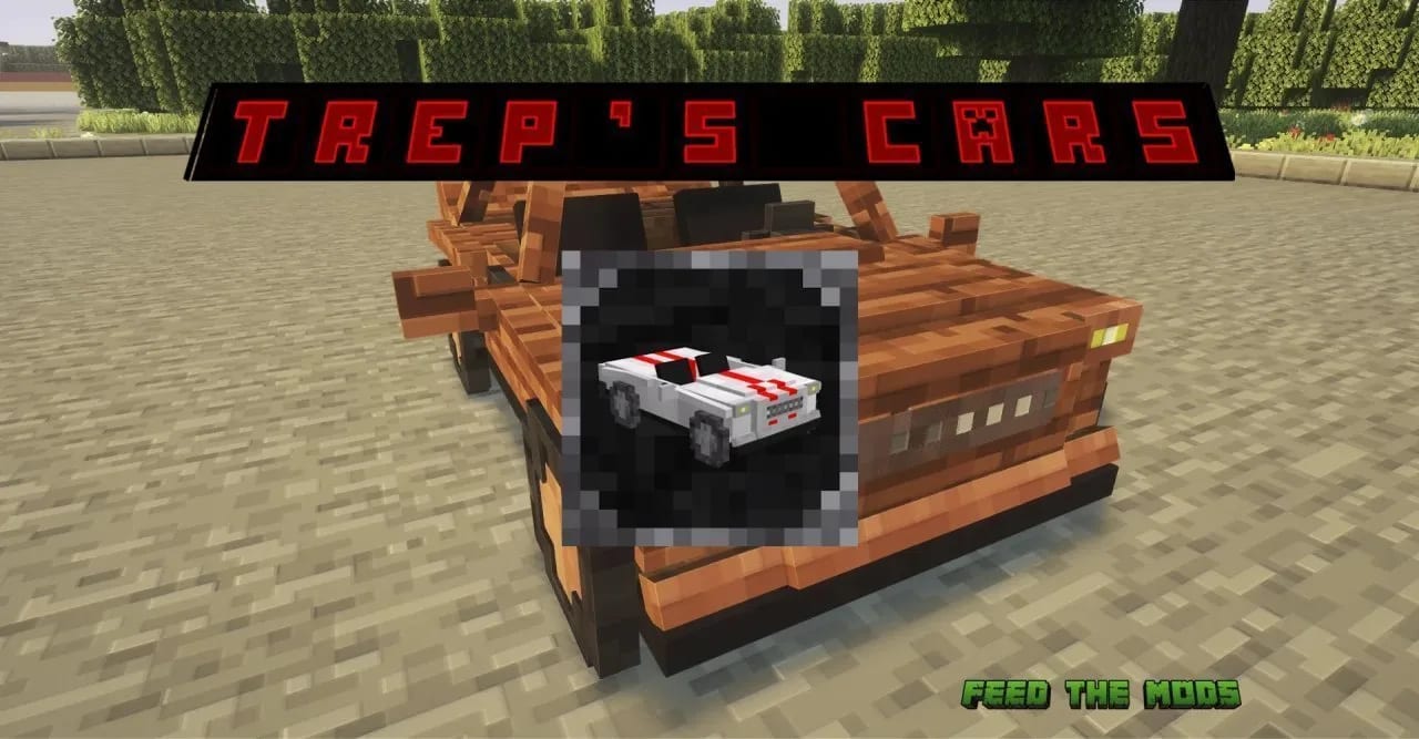 Trep's Cars Mod | Tokyo Drift in Minecraft!