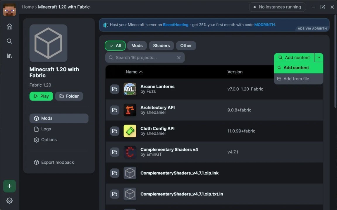 Modrinth Launcher A New Way To Play Modded Minecraft