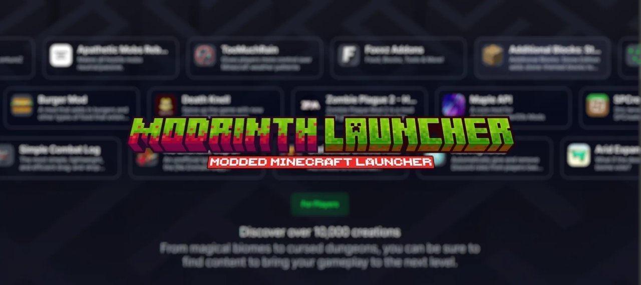 Modrinth Launcher A New Way To Play Modded Minecraft